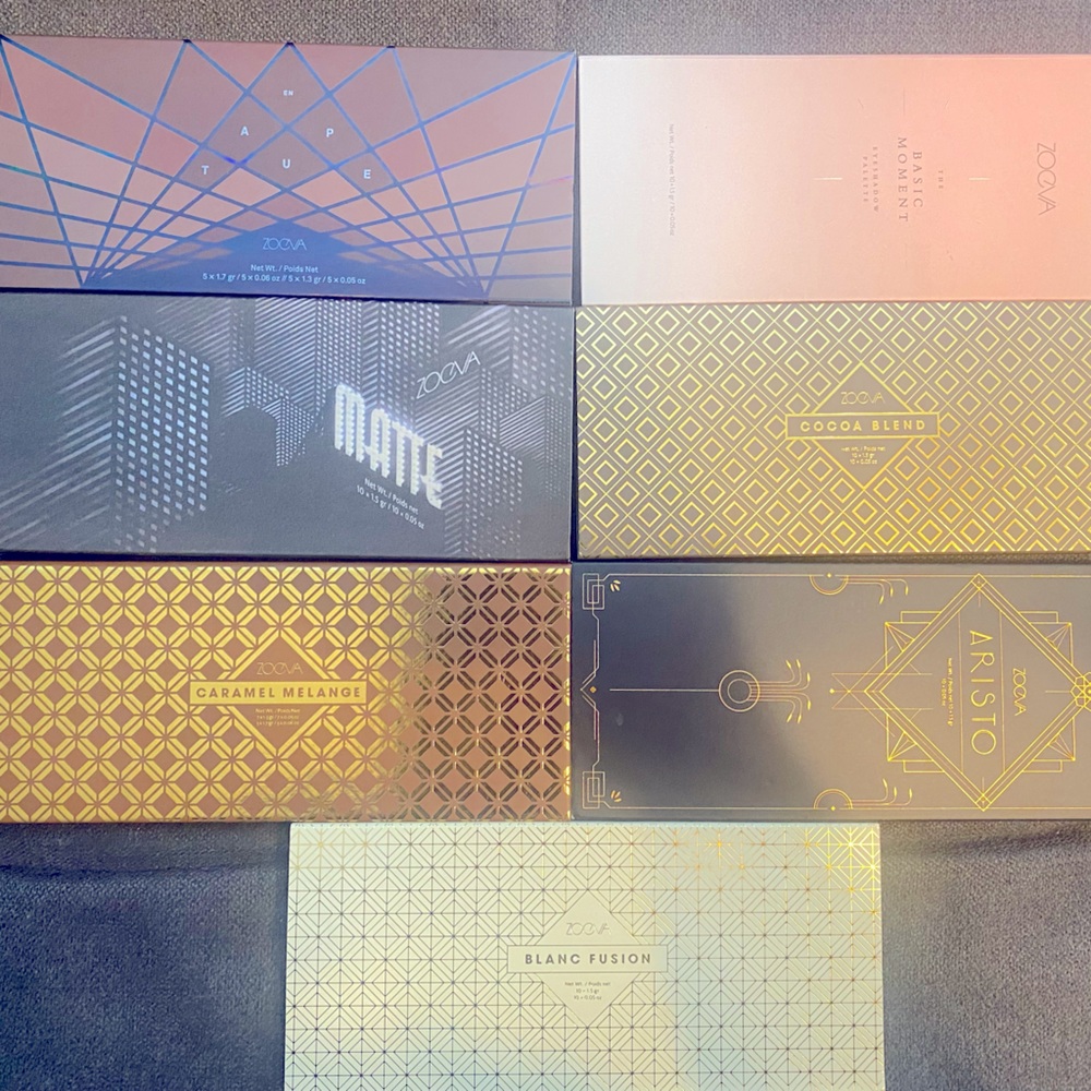 Brand new and fresh Zoeva palette Bundle (7)